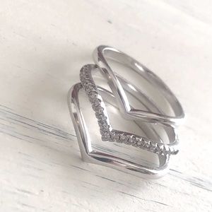 Wishbone Stacking Rings